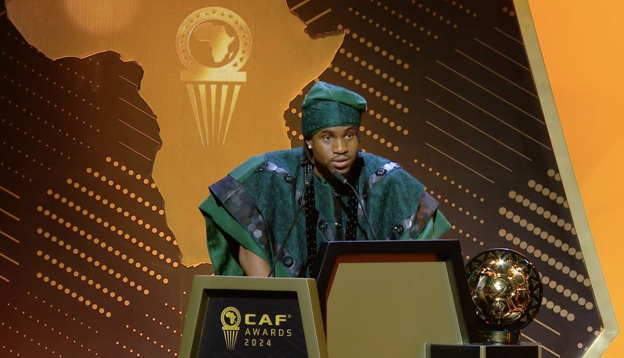 CAF Awards 2024: Super Eagles and Atlanta winger, Ademola Lookman wins African Footballer of the Year